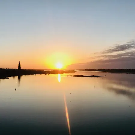 Panoramablick Ostseefjord Schlei Schleswig
