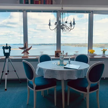 Panoramablick Ostseefjord Schlei Schleswig